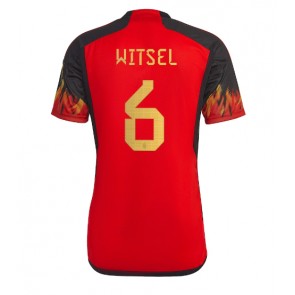Belgia Axel Witsel #6 Koszulka Podstawowych MŚ 2022 Krótki Rękaw